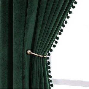 Green Velvet Curtains